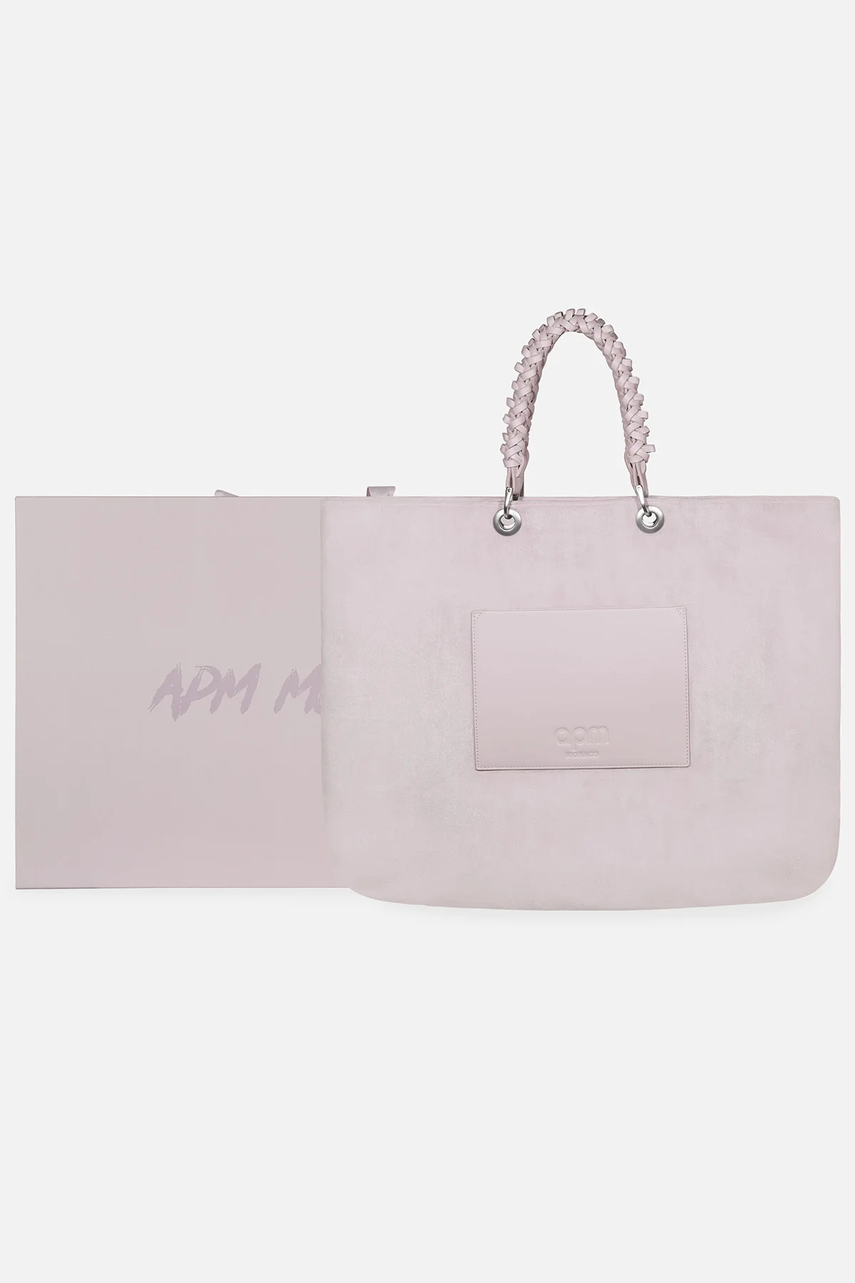 APM Monaco Suede XL Bag - Image 4