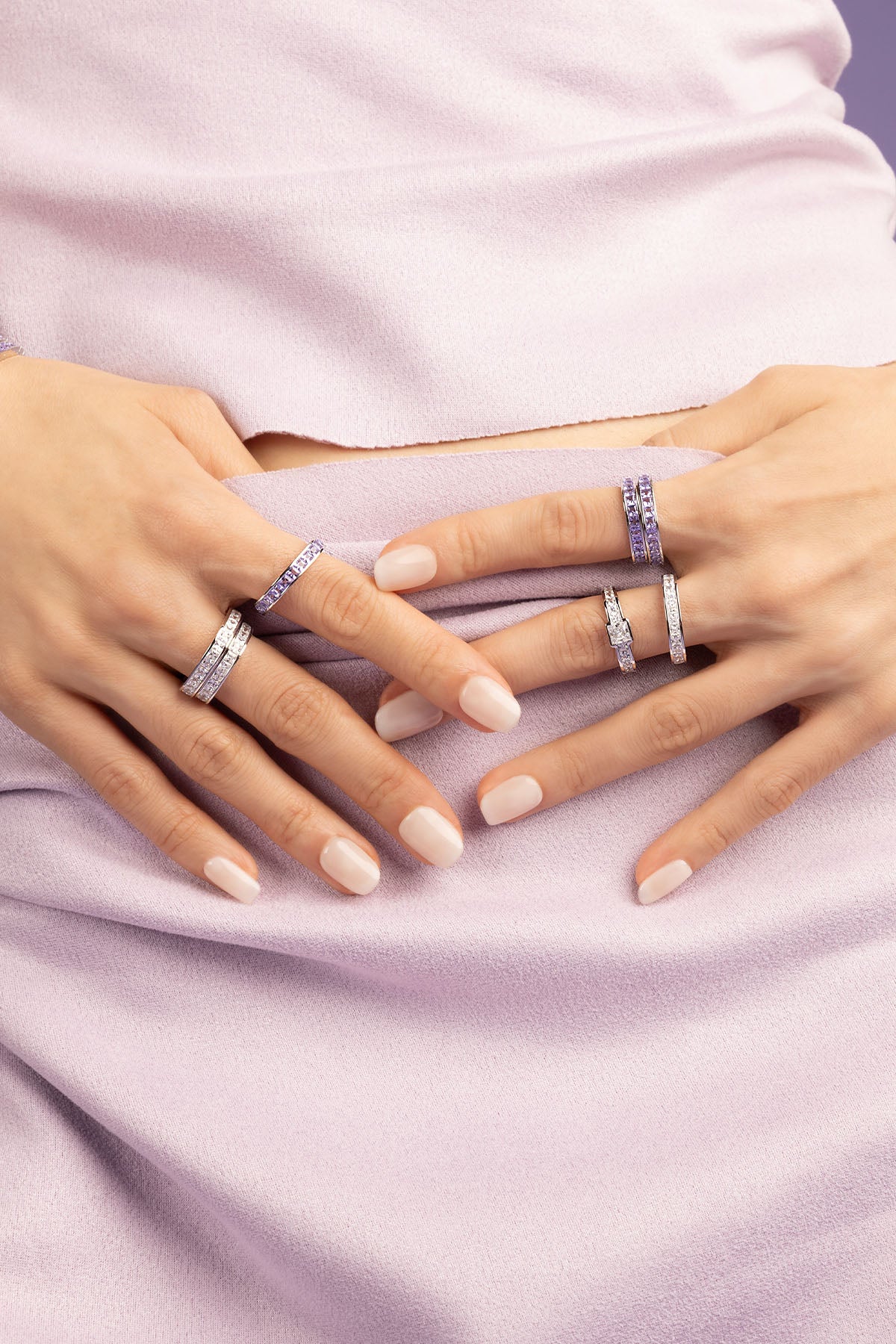 Lilac Lumière Ring - Image 3