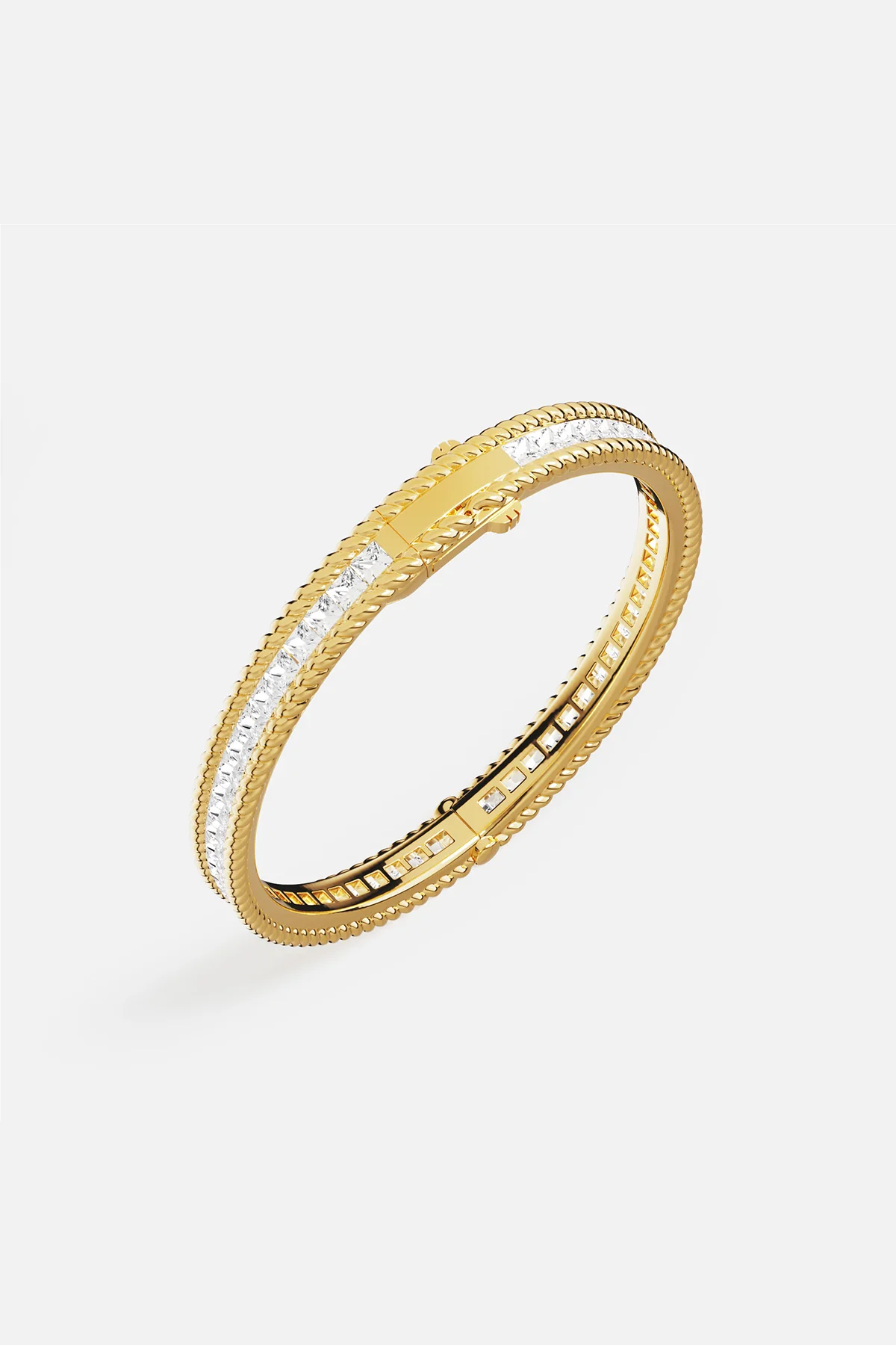 Torsade Pavé Bangle - Image 5