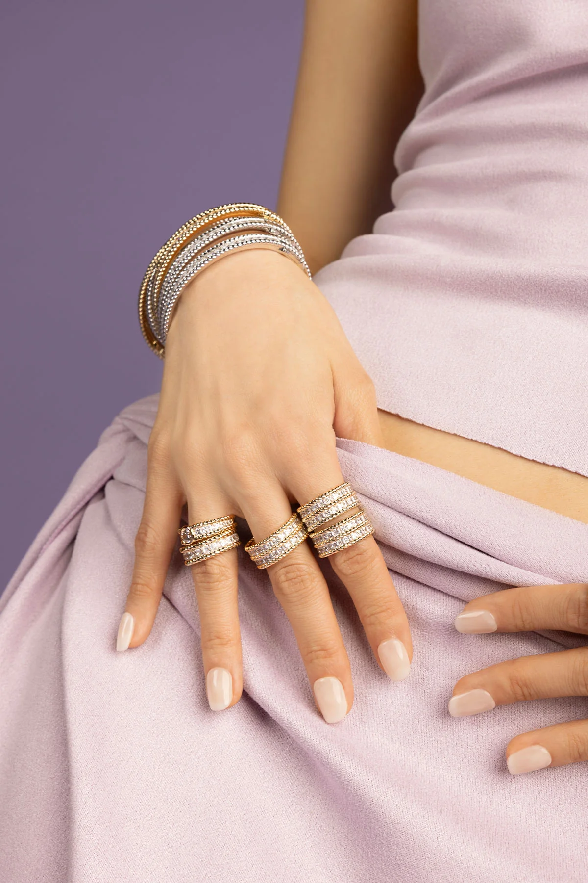 Torsade Pavé Ring - Image 3